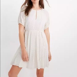 NWT. UNWORN. Breezy White Eyelet Madewell Dress